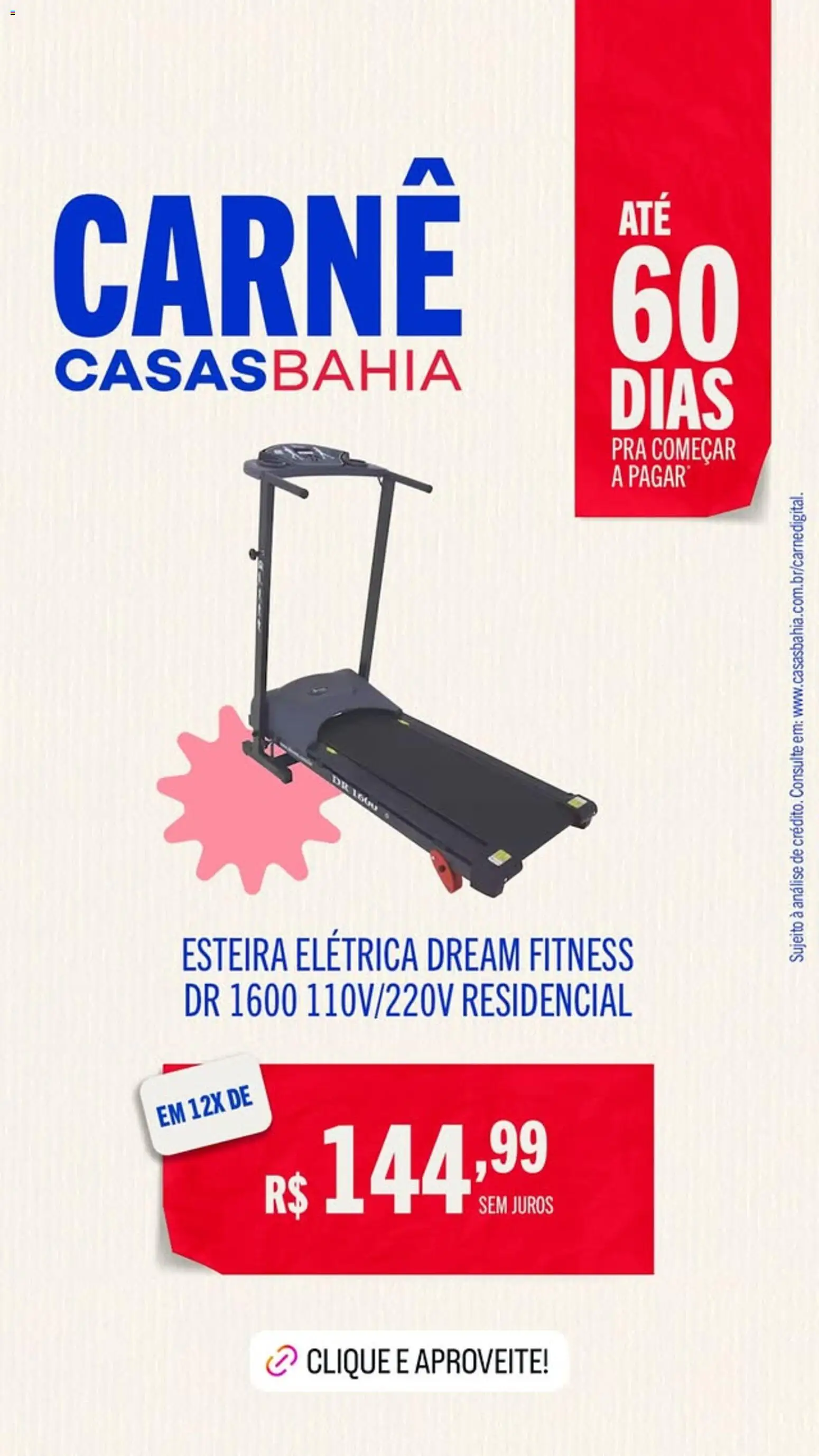 Casas Bahia Folheto - válido de 24.10.2025 | Página: 3 | Produtos: Esteira, Carne