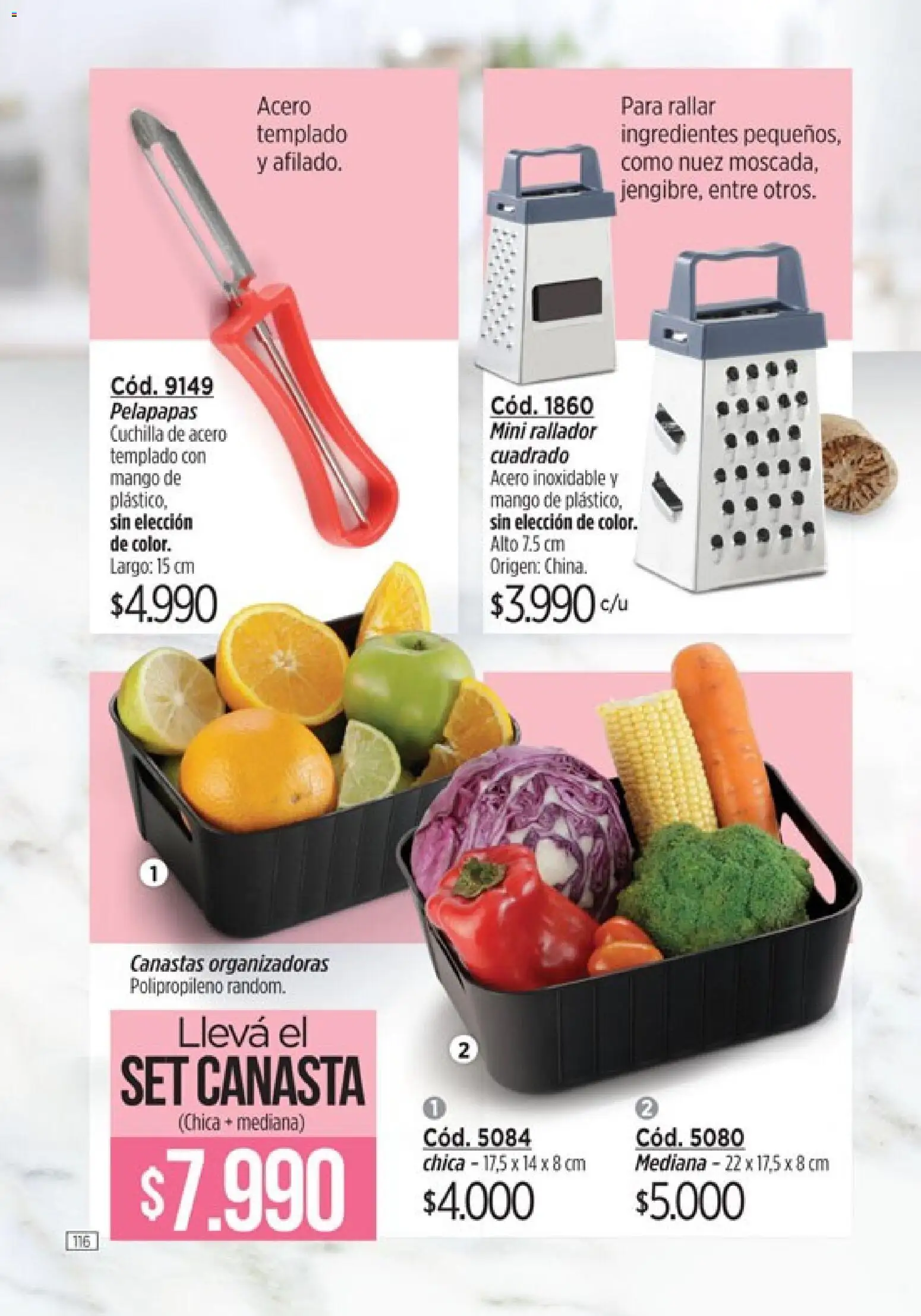 Catálogo Amodil Campaña 5 │ válido desde el 01.03.2026 | Página: 116 | Productos: Rallar, Mango, Nuez, Canasta