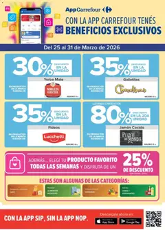 Vista previa Carrefour Express - Ofertas válido desde el 26.03.2026 | Página: 2 | Productos: Jamón cocido, Yerba, Café, Fideos