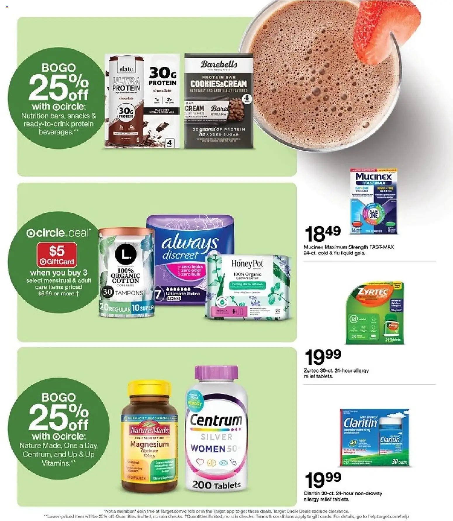 Target Weekly Ad - valid from 22.02.2026 | Page: 18 | Products: Magnesium, Tampons, Sugar, Tablet