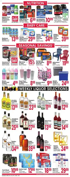 Preview of Jewel Osco weekly ads valid from 22.04.2026 | Page: 7 | Products: Vinegar, Wc, Powder, Grill