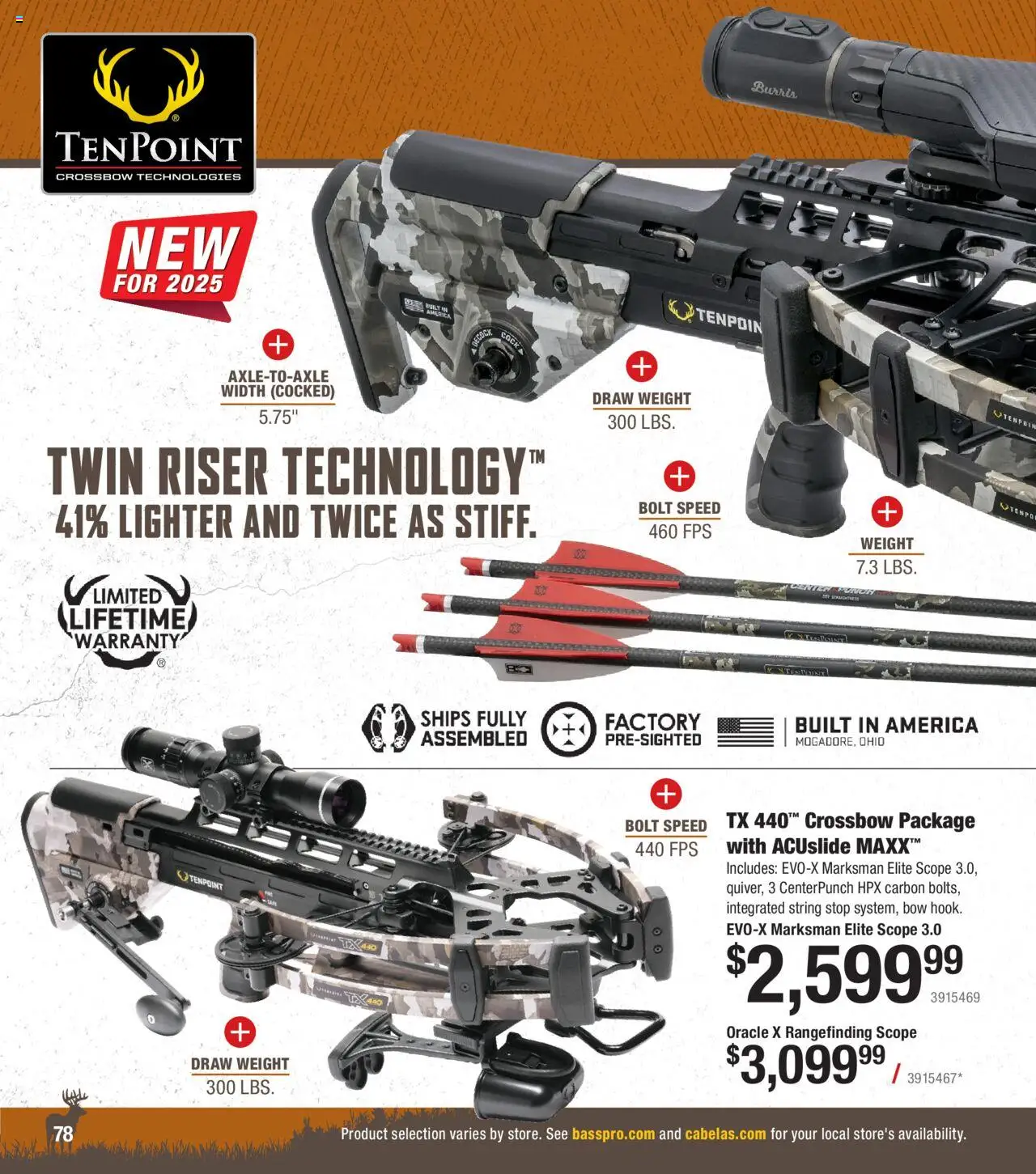Cabela's Archery 25 - valid from 15.07.2025 | Page: 78 | Products: Bow, Crossbow, Lighter, Weight