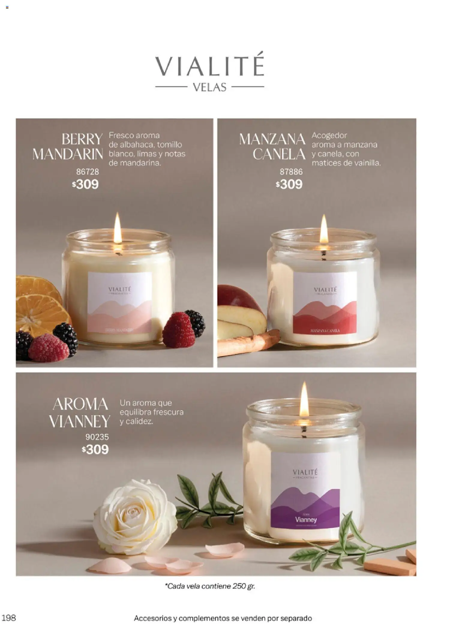 Nuevas ofertas de Vianney válidas en toda la República Mexicana desde el 06.03.2026. ¡Encuentra las mejores ofertas en Vianney catálogo Tu hogar, nuestra pasión! | Página: 200 | Productos: Manzana, Vela