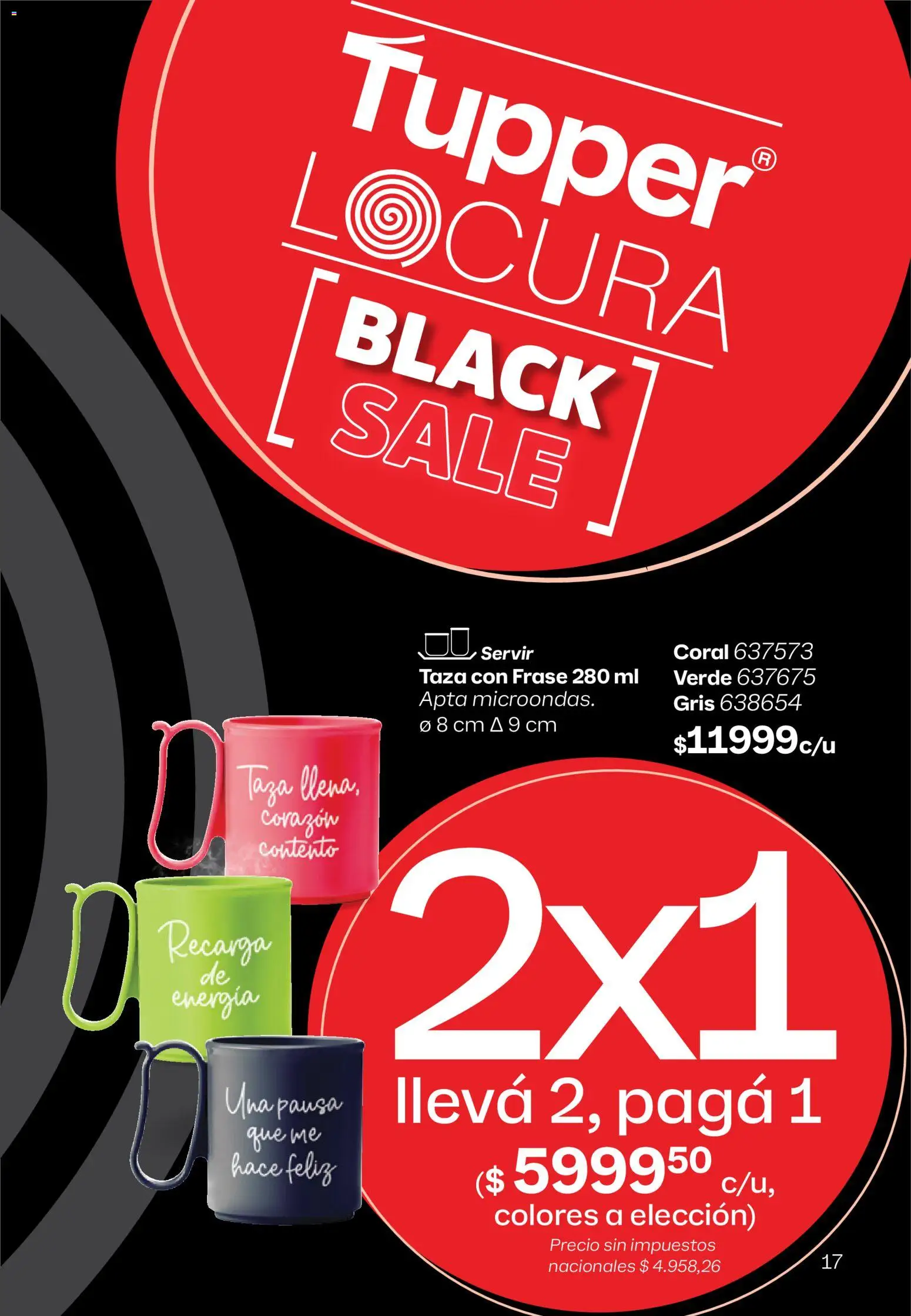 Tupperware Black Friday │ válido desde el 30.10.2025 | Página: 18 | Productos: Taza