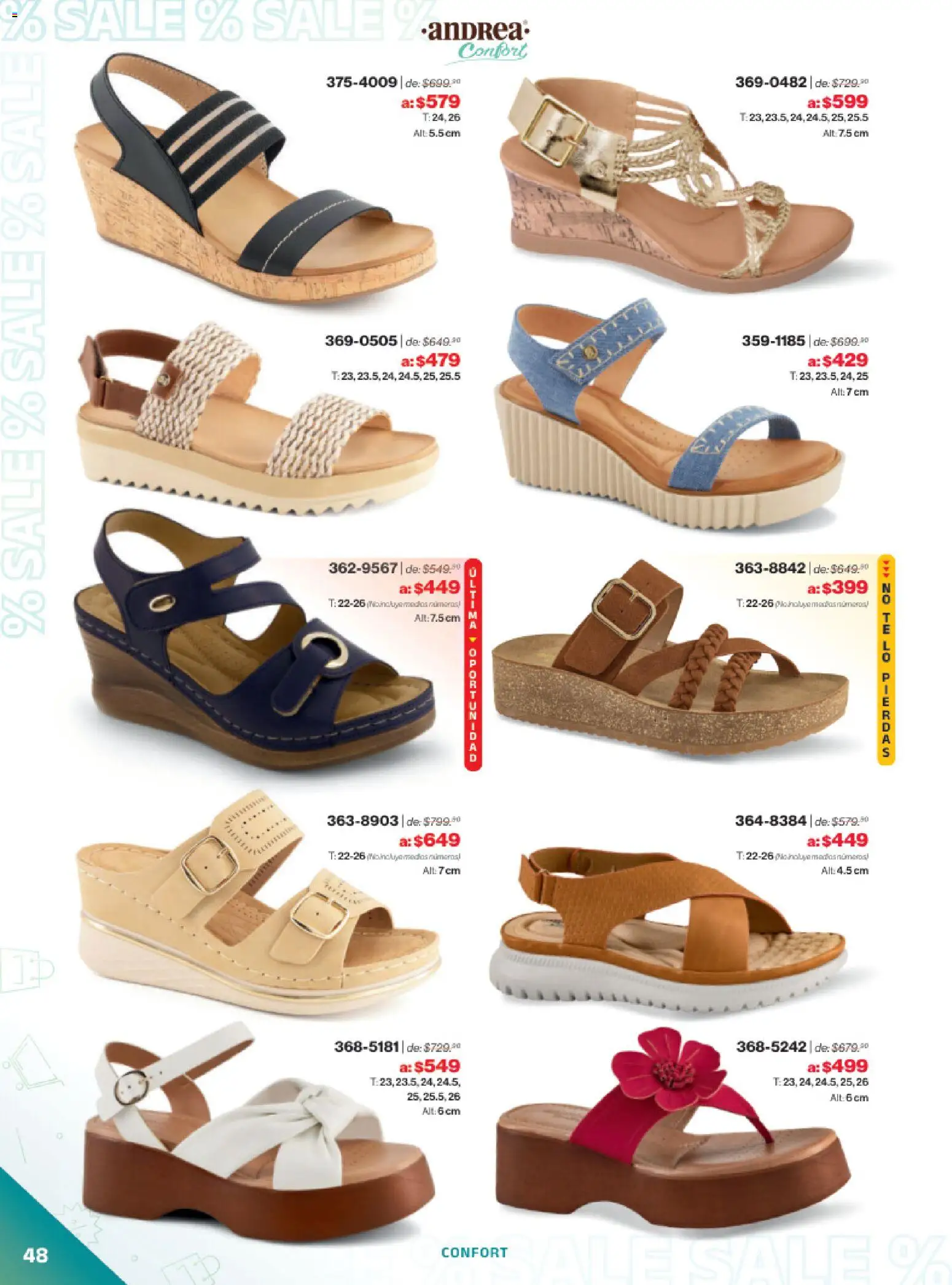 Nuevas ofertas de Andrea válidas en toda la República Mexicana desde el 21.12.2025. ¡Encuentra las mejores ofertas en Andrea catálogo Outlet! | Página: 48 | Productos: Sales