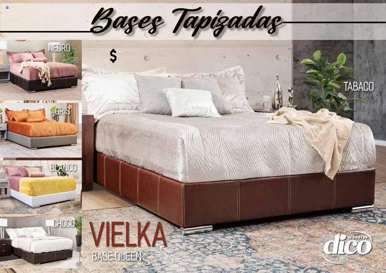 Nuevas ofertas de Muebles Dico válidas en toda la República Mexicana desde el 25.09.2025. ¡Encuentra las mejores ofertas en Muebles Dico - Catálogo Camas Topazidas! | Página: 5