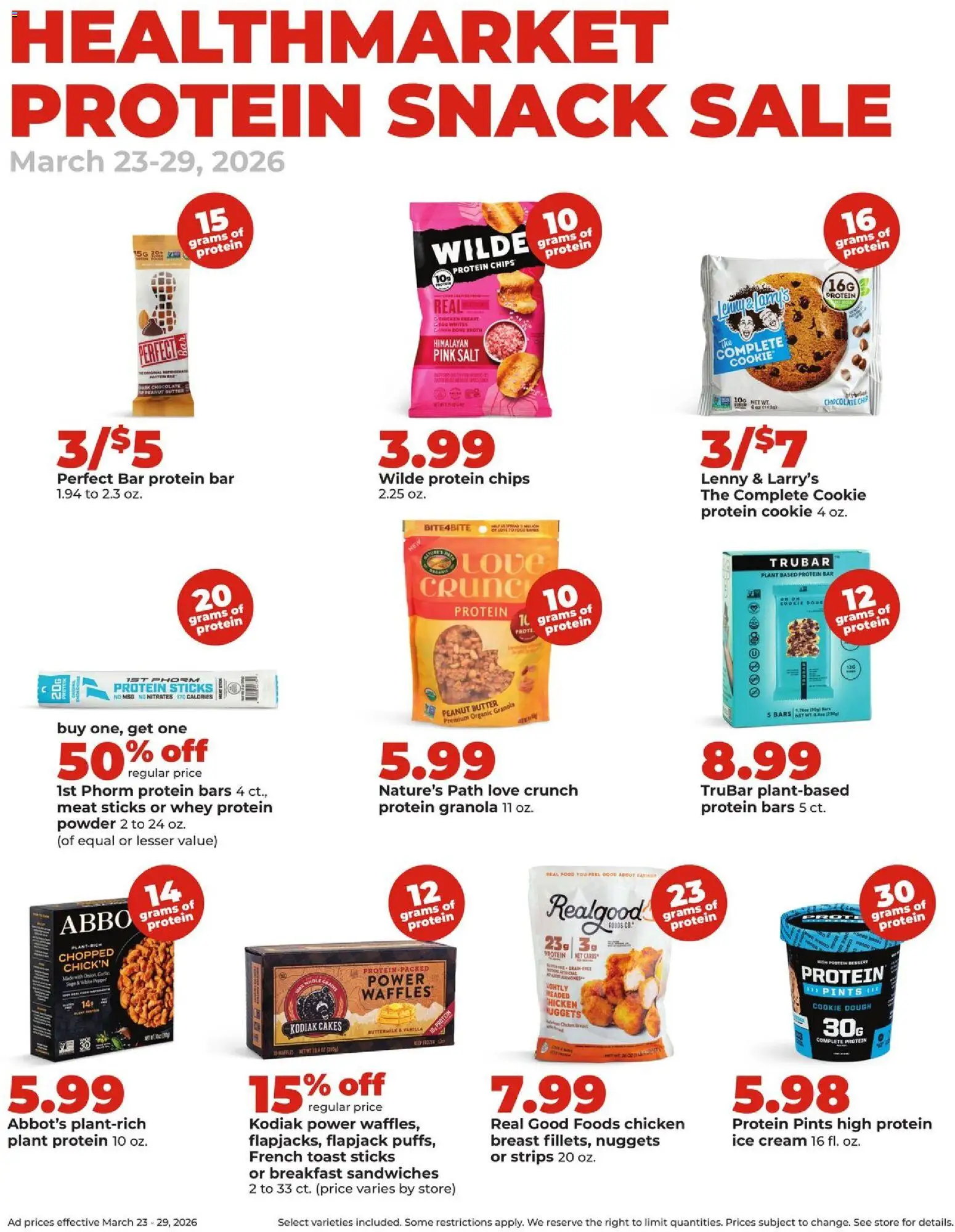 HyVee Weekly Ad - valid from 23.03.2026 | Page: 28 | Products: Powder, Chips, Salt, Pepper