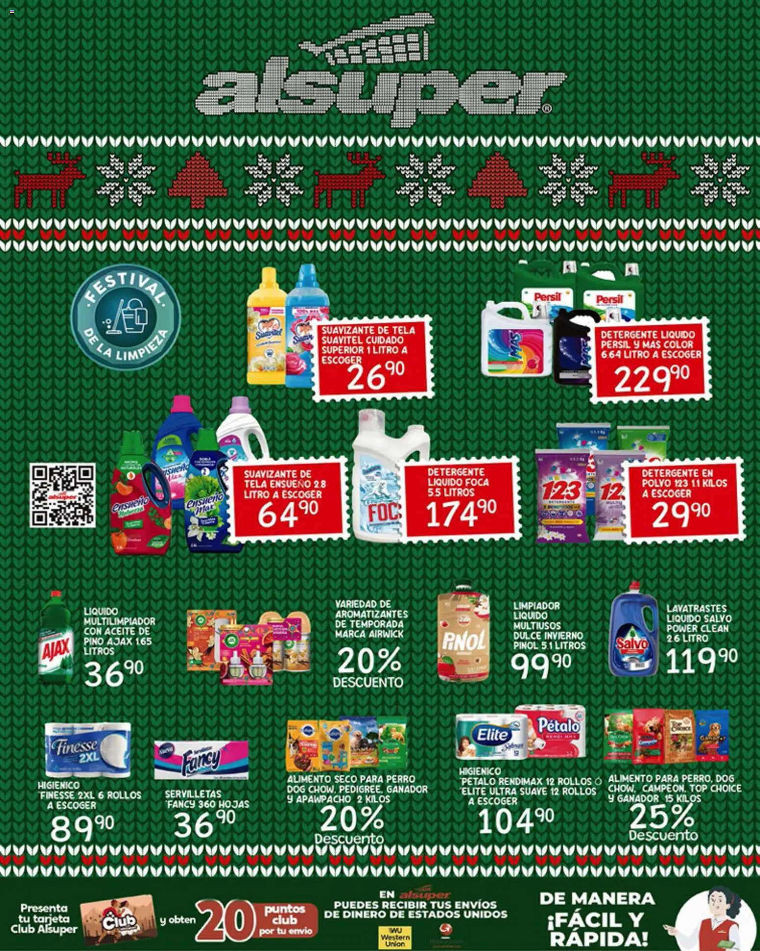 Nuevas ofertas de Alsuper válidas en toda la República Mexicana desde el 28.11.2025. ¡Encuentra las mejores ofertas en Alsuper folleto Chihuahua Capital! | Página: 8 | Productos: Detergente, Suavizante, Top, Polvo