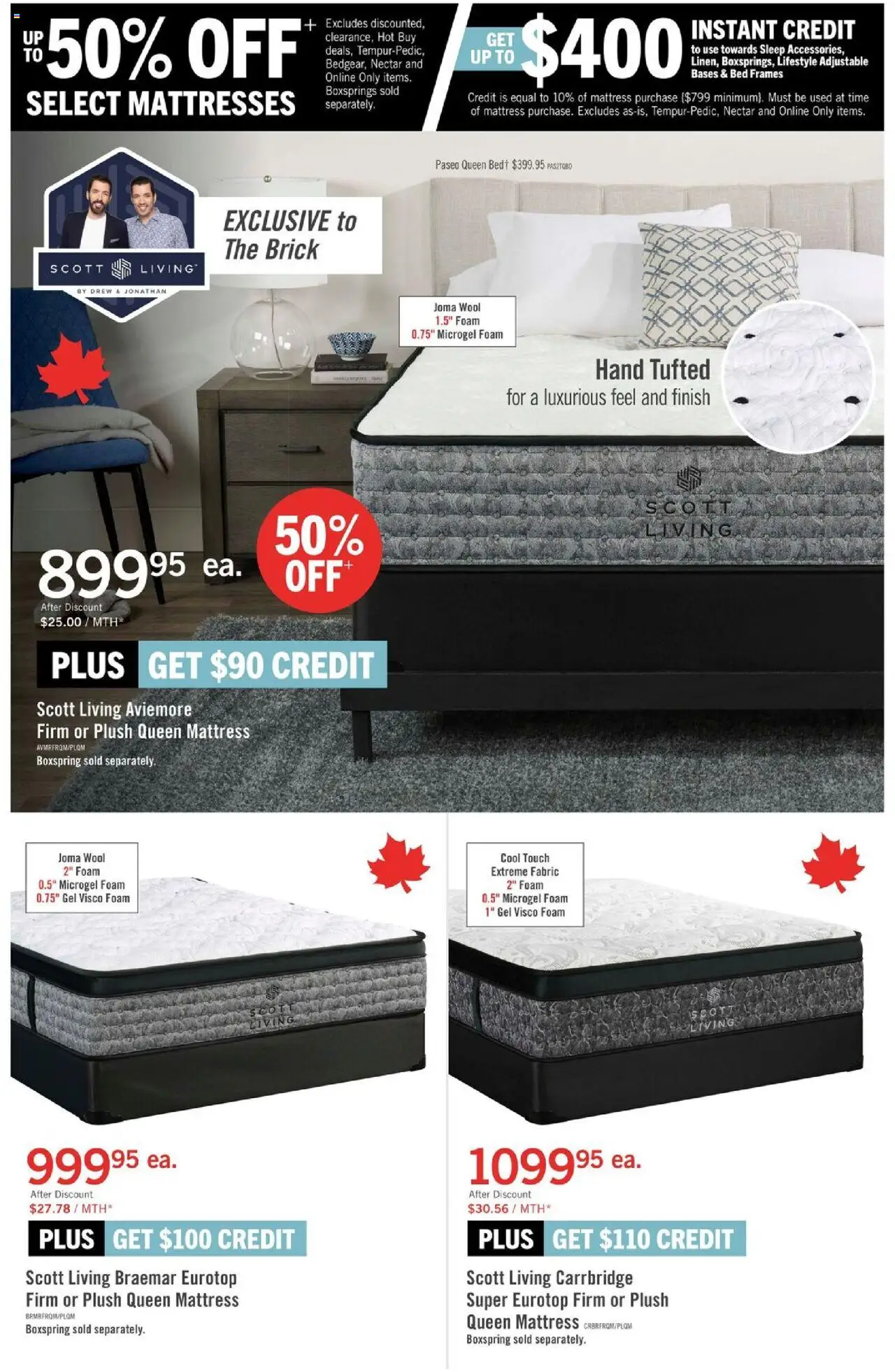 The Brick flyer valid from 19.09.2025 | Page: 7 | Products: Bed, Mattress