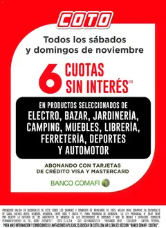 Vista previa Coto - Banco Comafi CSI Noviembre válido desde el 01.11.2025
