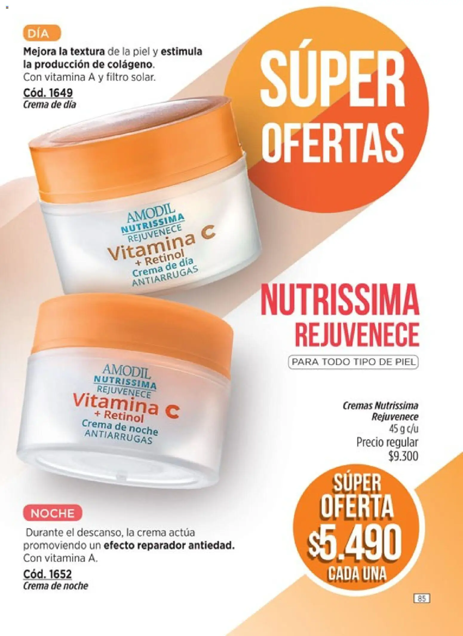 Amodil - Campaña 8 │ válido desde el 08.04.2026 | Página: 85 | Productos: Crema