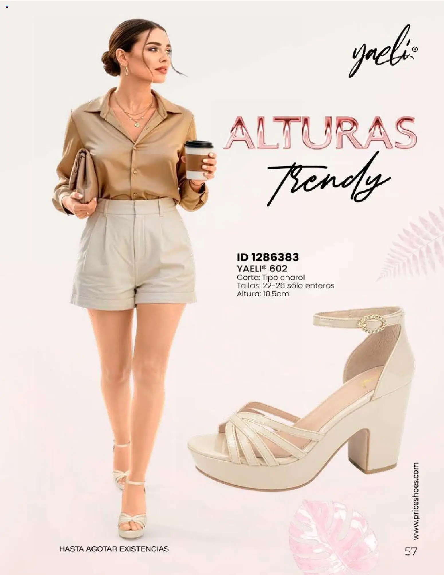 Nuevas ofertas de Price Shoes válidas en toda la República Mexicana desde el 23.04.2026. ¡Encuentra las mejores ofertas en Price Shoes catálogo Sandalias Fiesta & Vestir! | Página: 57