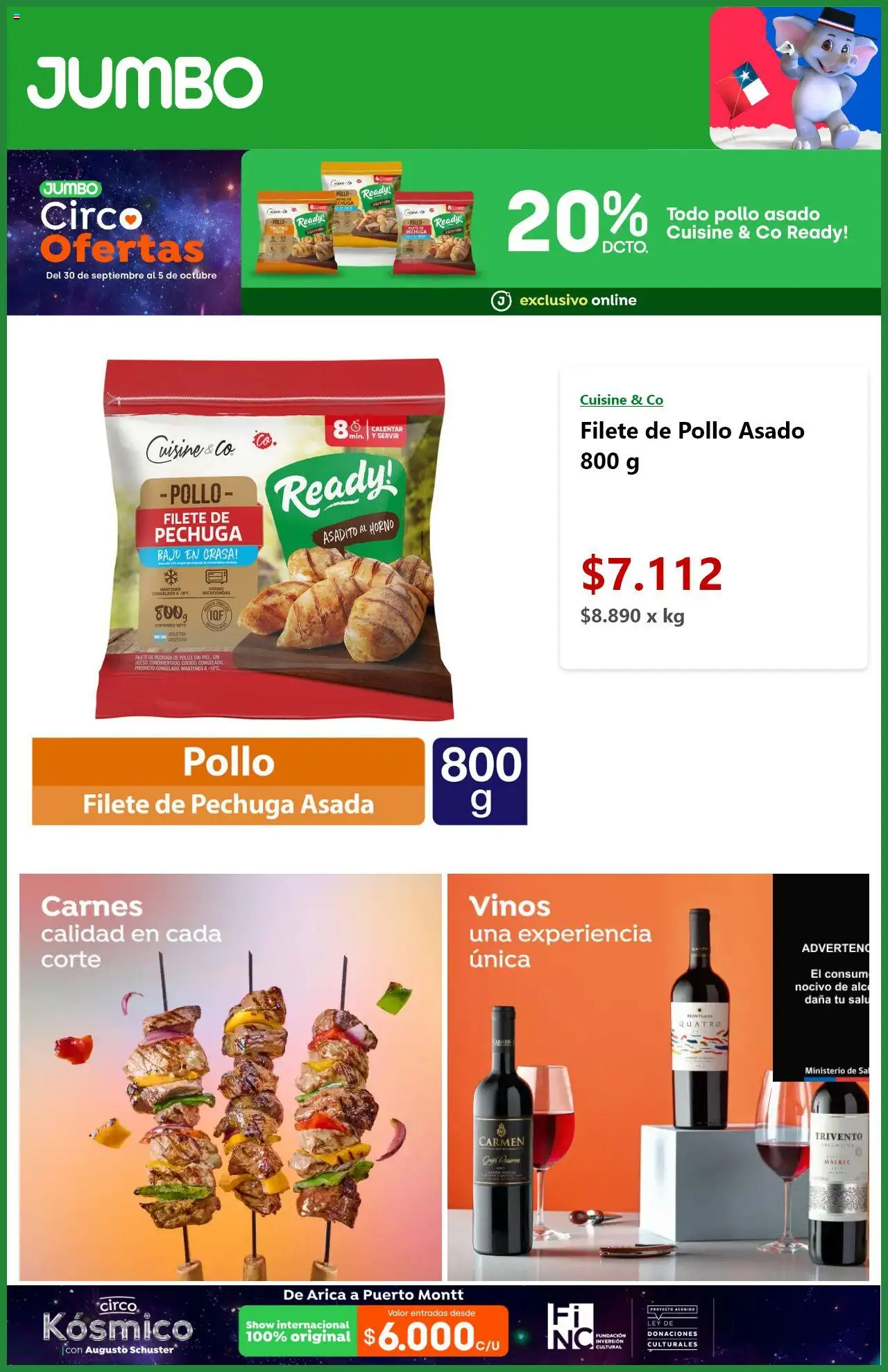 Jumbo ofertas  │ válido desde el 30.09.2025 | Página: 2 | Productos: Sal, Microondas, Horno, Pollo