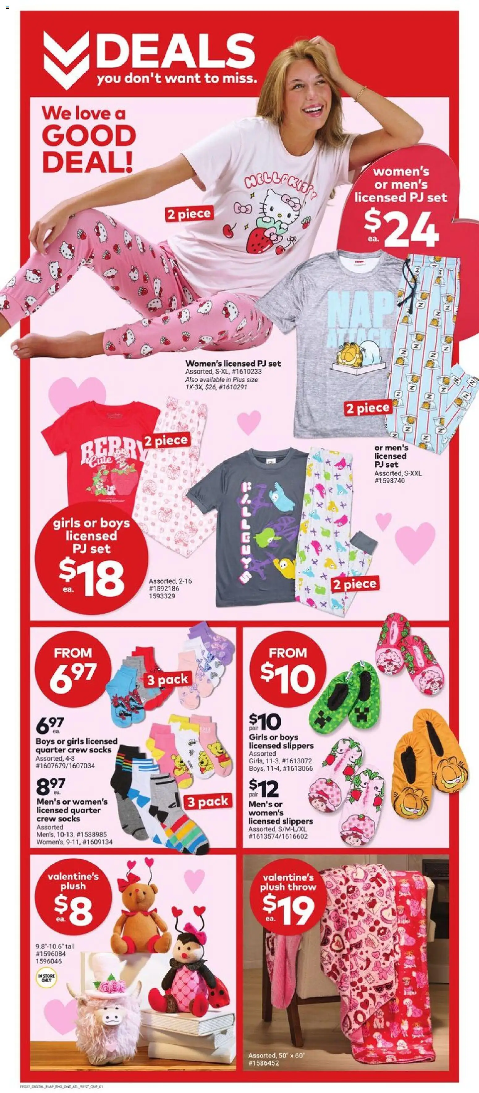 Giant Tiger flyer valid from 04.02.2026 | Page: 5 | Products: Slippers, Shoes, Socks