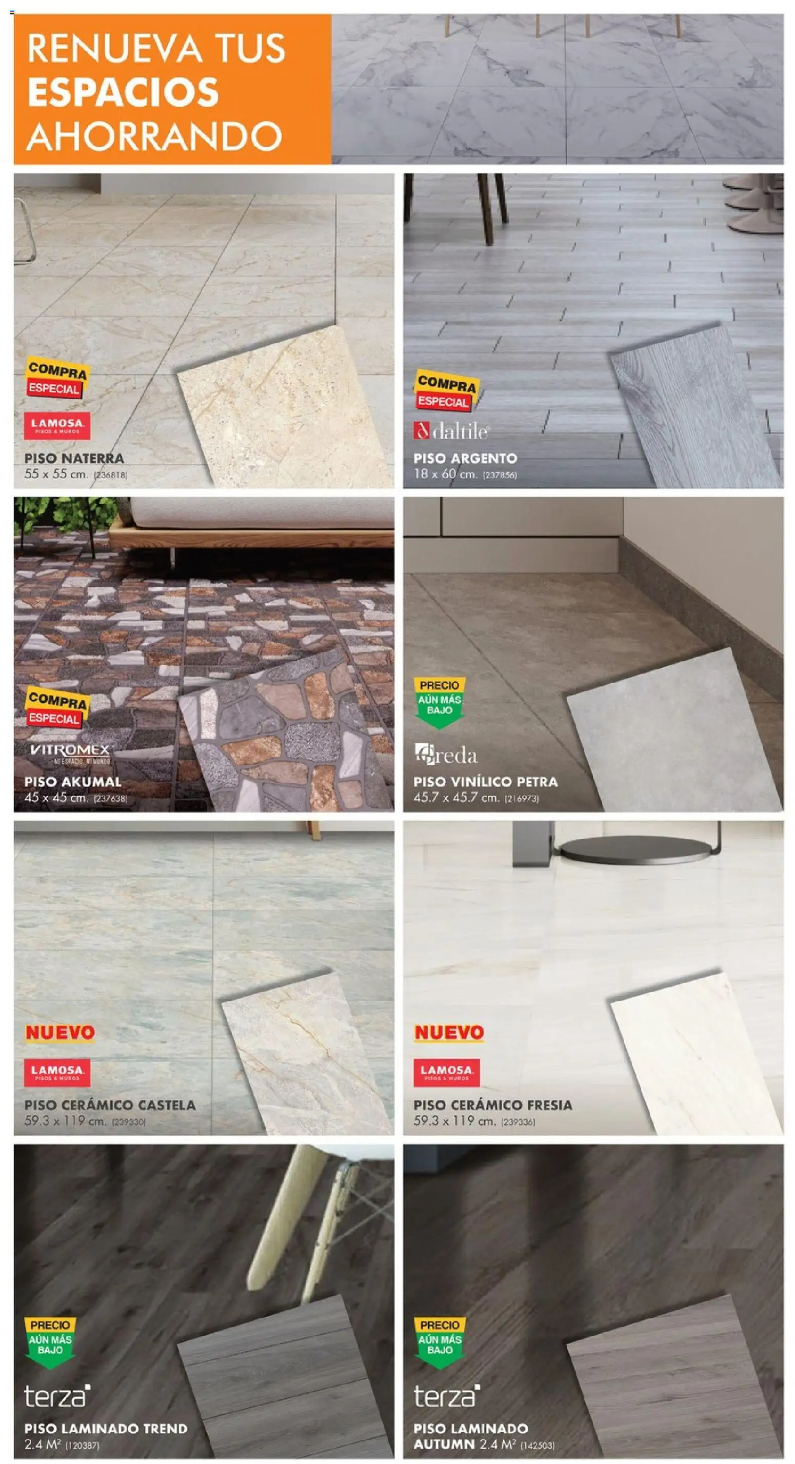 Nuevas ofertas de Home Depot válidas en toda la República Mexicana desde el 26.12.2025. ¡Encuentra las mejores ofertas en Home Depot catálogo ! | Página: 8 | Productos: Vinílico, Cerámico