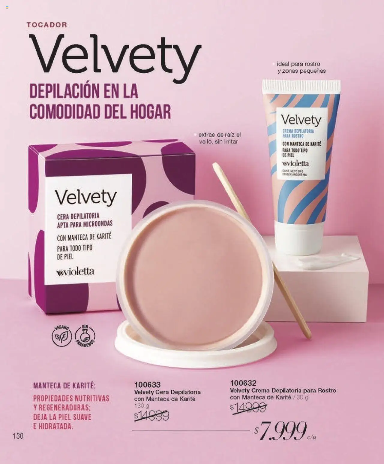 Violetta catálogo │ válido desde el 09.10.2025 | Página: 130 | Productos: Crema depilatoria, Cera, Microondas, Crema