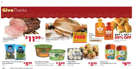 Preview of Family Fare weekly ads valid from 23.11.2025 | Page: 4 | Products: Broccoli, Mushrooms, Butter