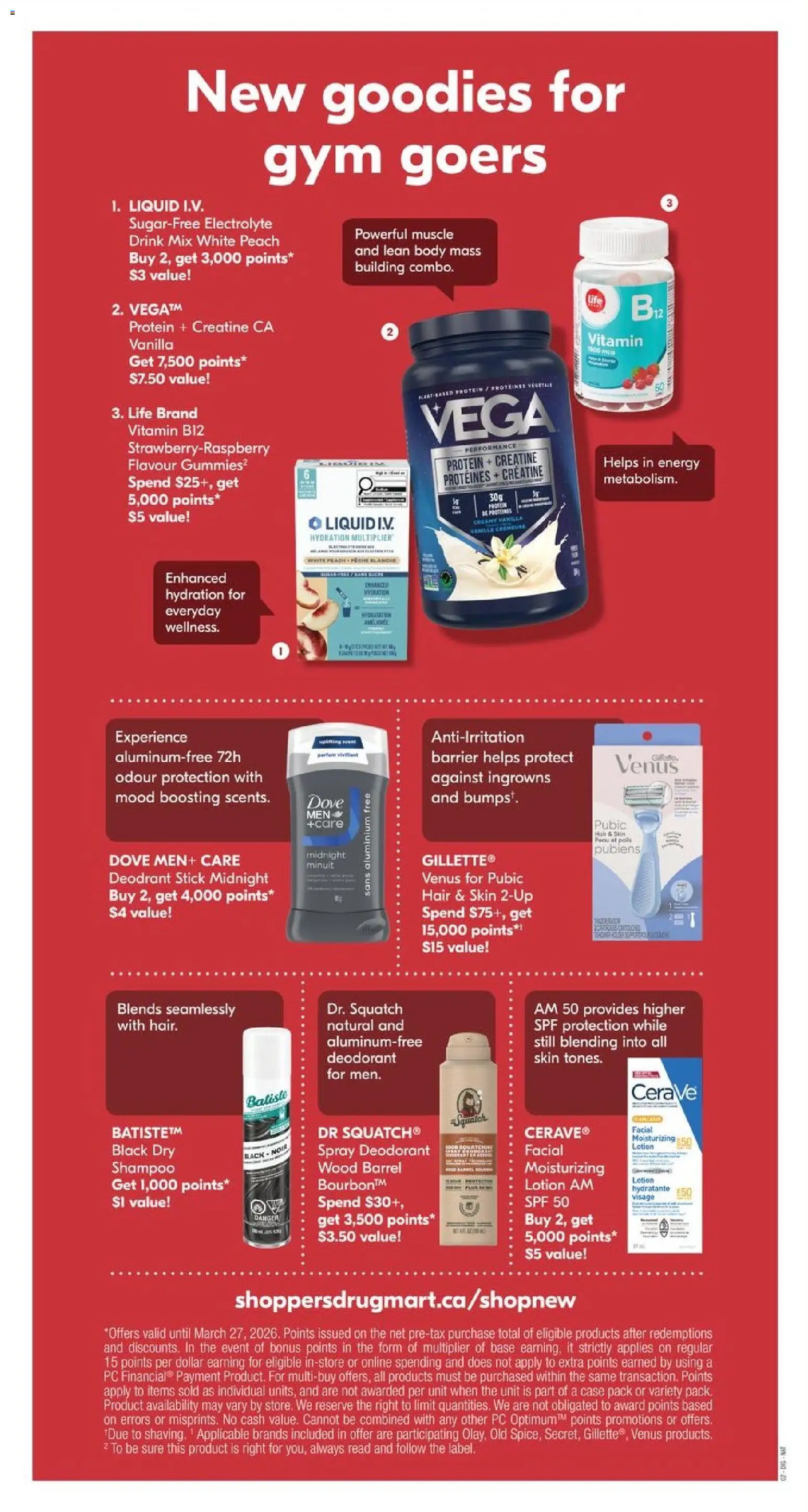 Shoppers flyer valid from 13.03.2026 | Page: 19 | Products: PC, Case, Shampoo, Deodorant