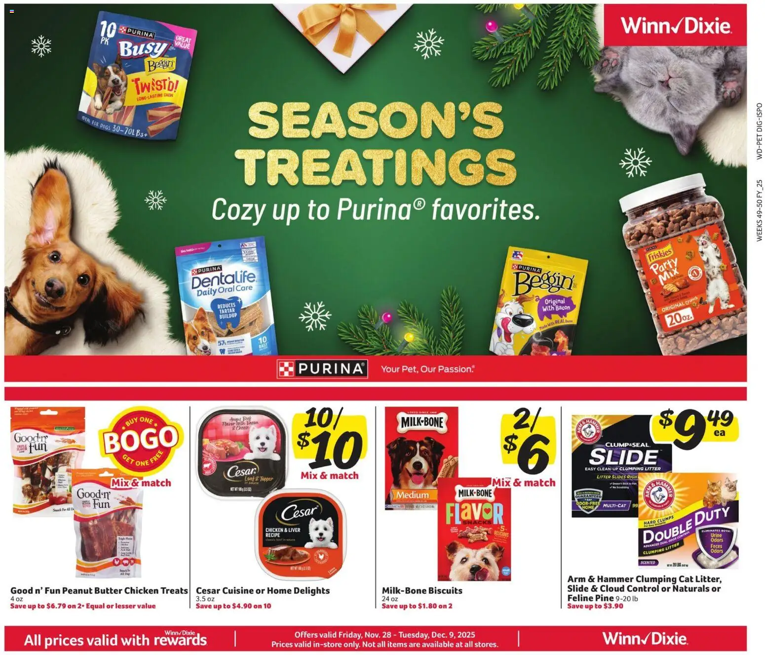 Winn Dixie In-Store Flyer - valid from 26.11.2025 | Page: 1 | Products: Hammer, Butter, Sauce