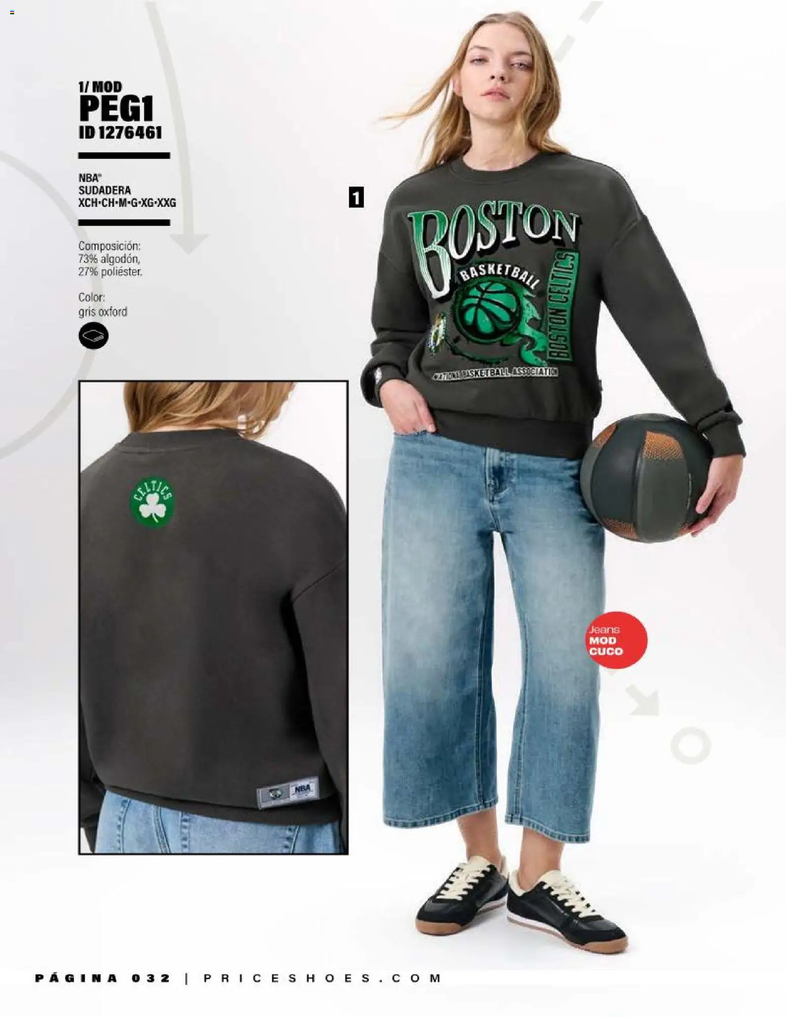 Nuevas ofertas de Price Shoes válidas en toda la República Mexicana desde el 20.03.2026. ¡Encuentra las mejores ofertas en Price Shoes catálogo NBA ! | Página: 32 | Productos: Sudadera