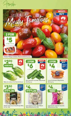 Preview of Foodland  Catalogue  - valid from 10.12.2025 | Page: 6 | Products: Bacon, Lettuce, Tomatoes, Salad