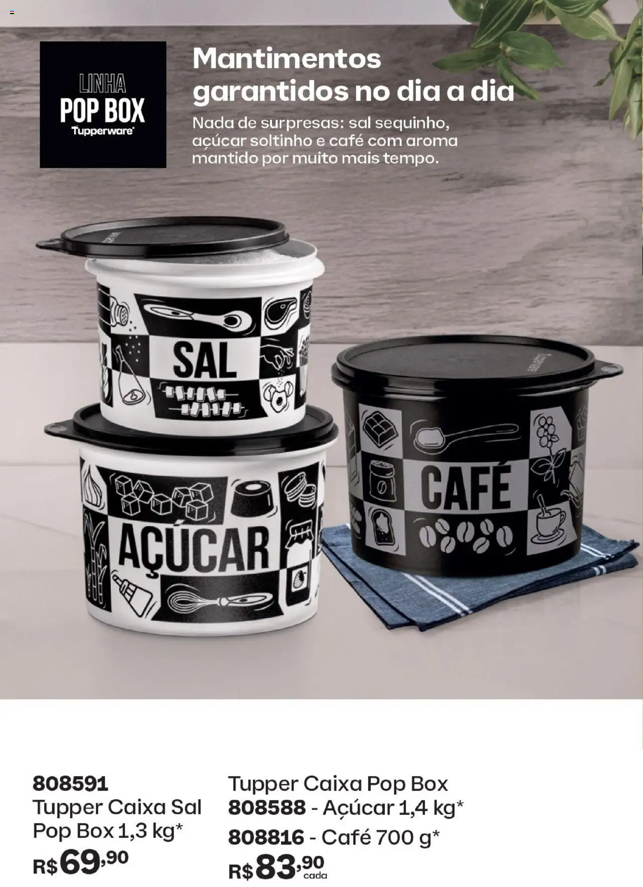 Tupperware Folheto - válido de 01.10.2025 | Página: 26 | Produtos: Caixa, Café, Açúcar, Sal
