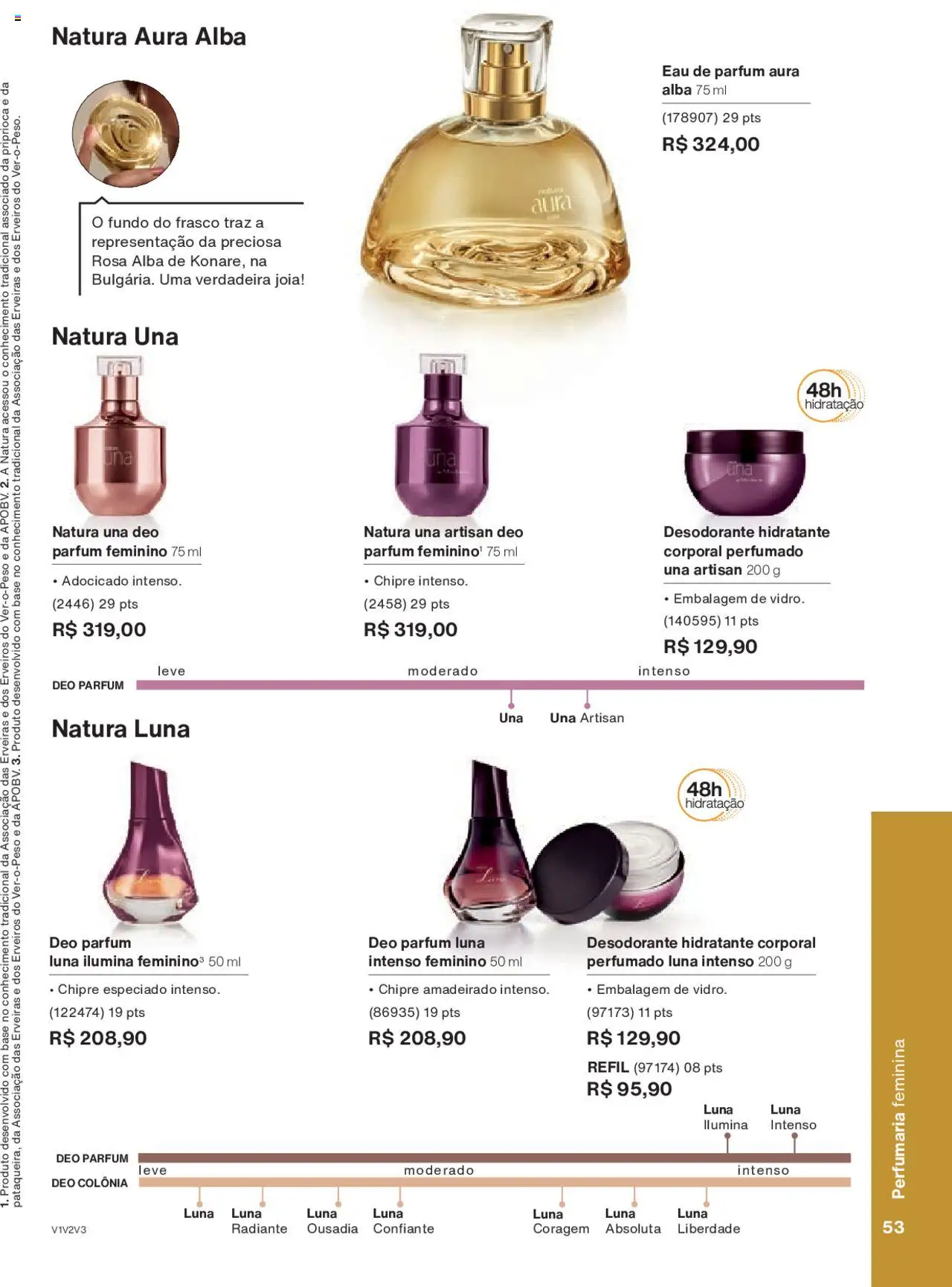 Natura Folheto - válido de 05.06.2025 | Página: 53 | Produtos: Hidratante corporal, Desodorante, Base
