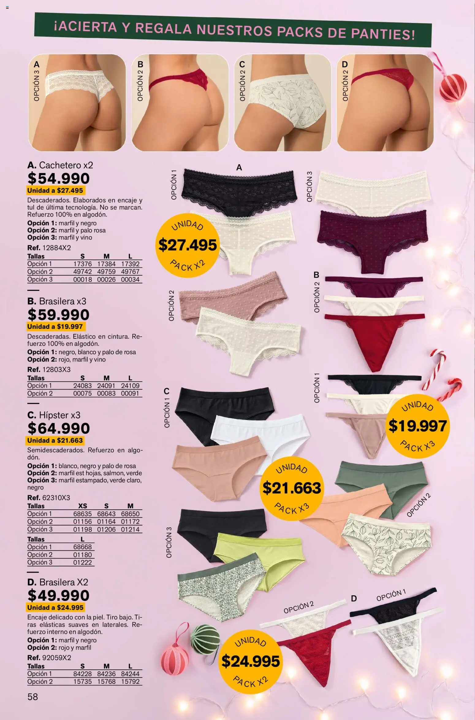 Leonisa revista - valida desde el 13.11.2025 | Página: 58 | Productos: Cachetero, Vino