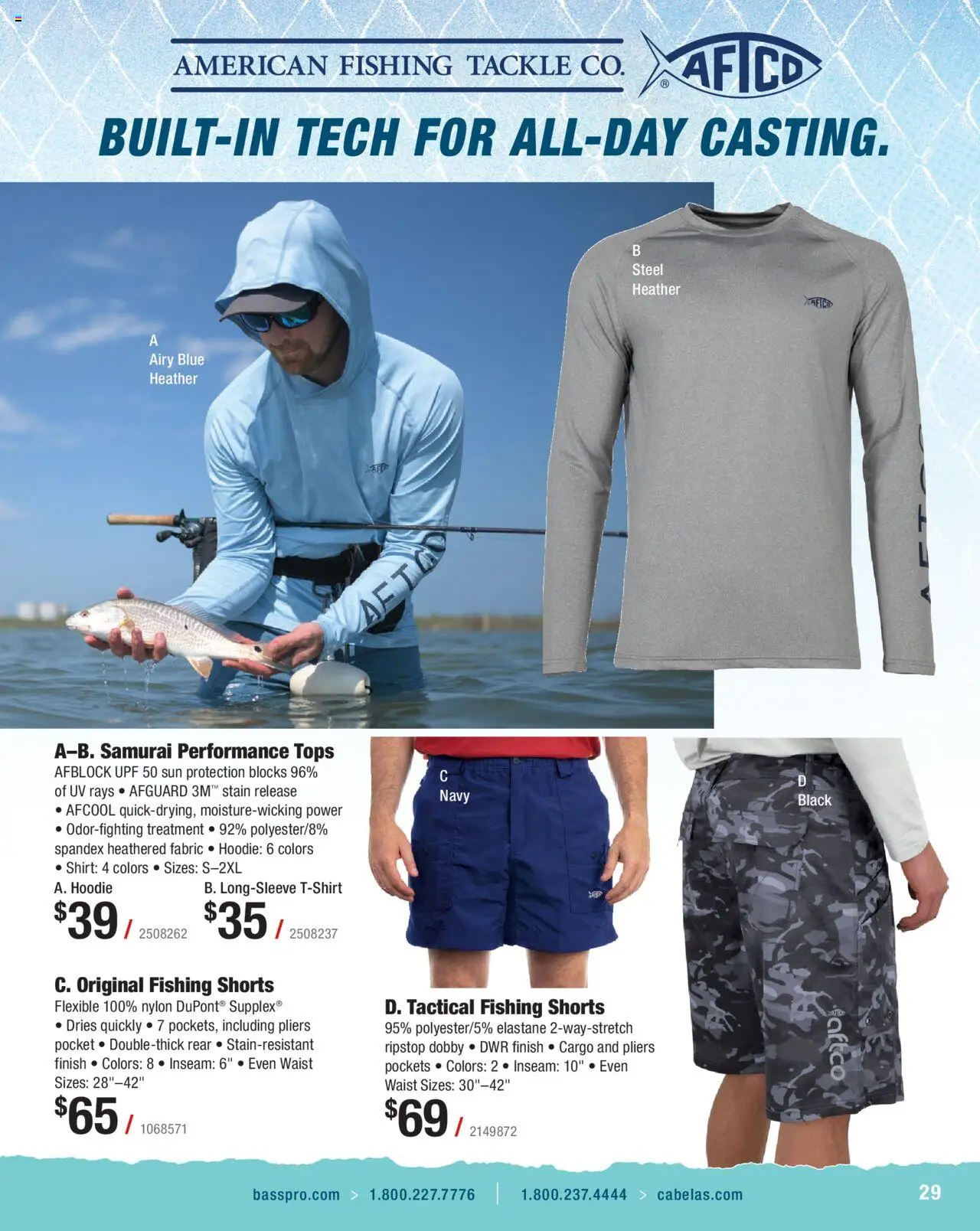 Cabela's Saltwater Specialist 25 - valid from 01.01.2025 | Page: 29 | Products: Shirt, Hoodie, Shorts