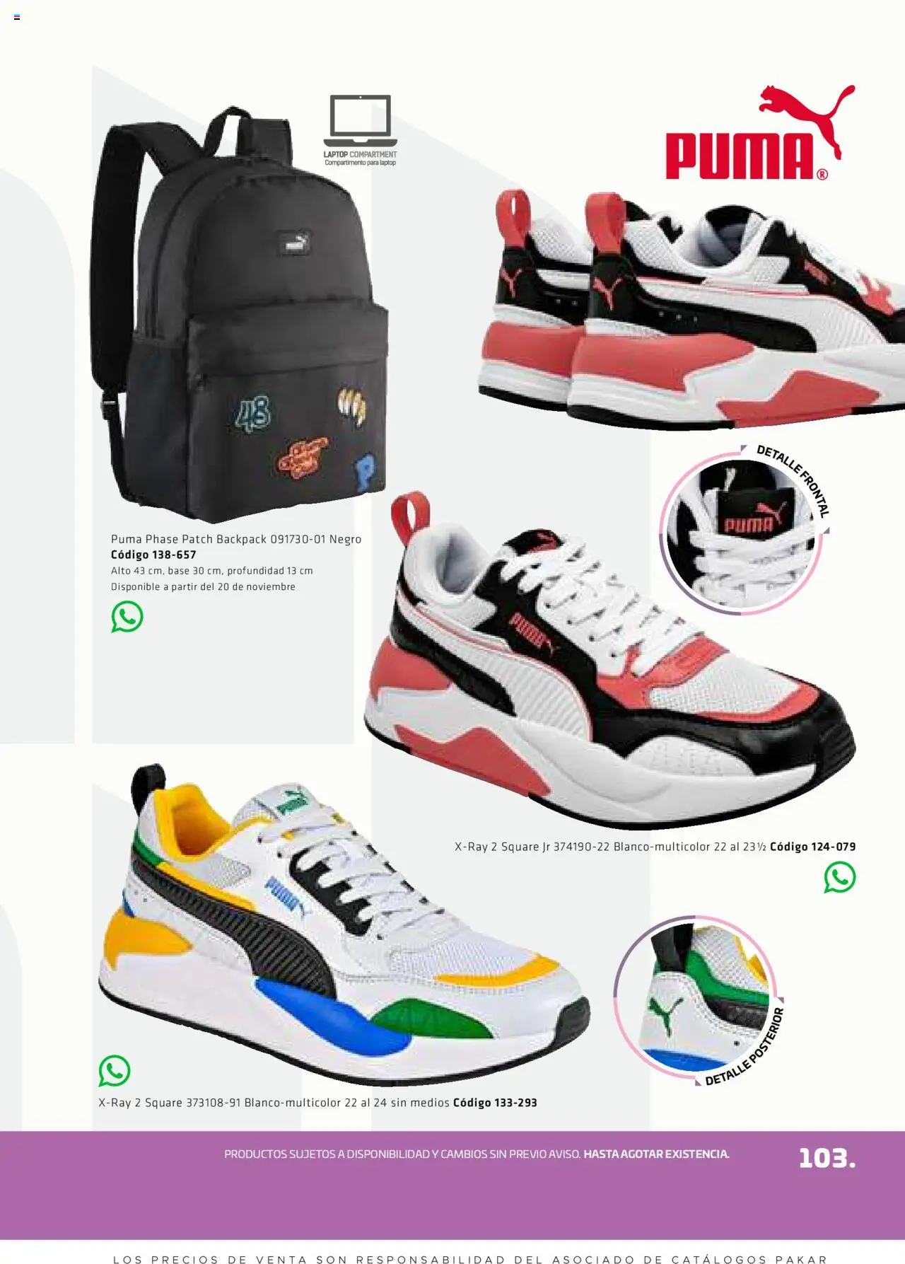 Nuevas ofertas de SC Pakar válidas en toda la República Mexicana desde el 29.08.2025. ¡Encuentra las mejores ofertas en SC Pakar - Catálogo Otoño Women! | Página: 103