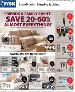 Preview of JYSK weekly flyer from shop JYSK valid from 26.02.2026