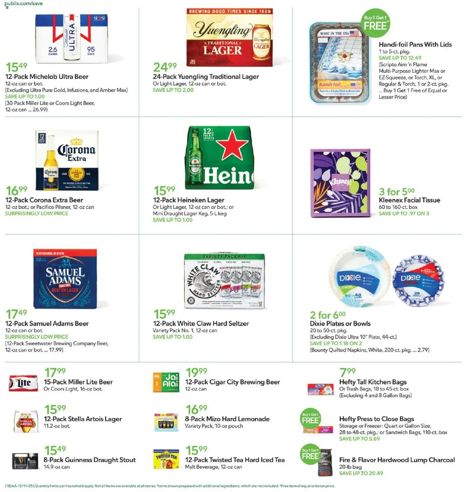Publix Weekly Ad - valid from 10.12.2025 | Page: 18 | Products: Press, Tea, Bag, Freezer