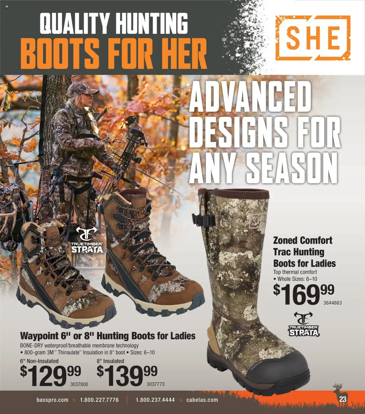 Cabela's Deer Hunting 25 - valid from 01.10.2025 | Page: 23 | Products: Hunting Boots, Boots