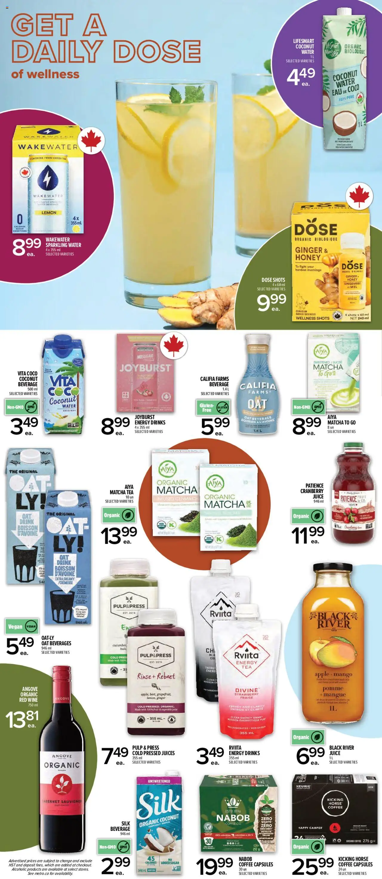 Metro flyer valid from 18.09.2025 | Page: 6 | Products: Tea, Coffee, Juice, Wine
