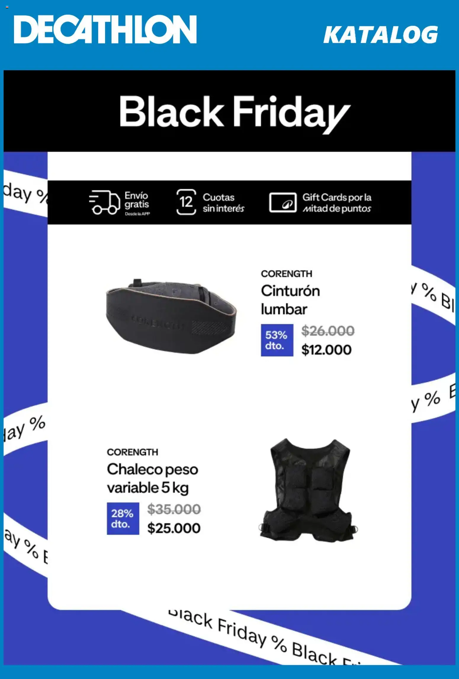 Black Friday Decathlon │ válido desde el 27.11.2025 | Página: 4 | Productos: Peso, Chaleco, Cinturón