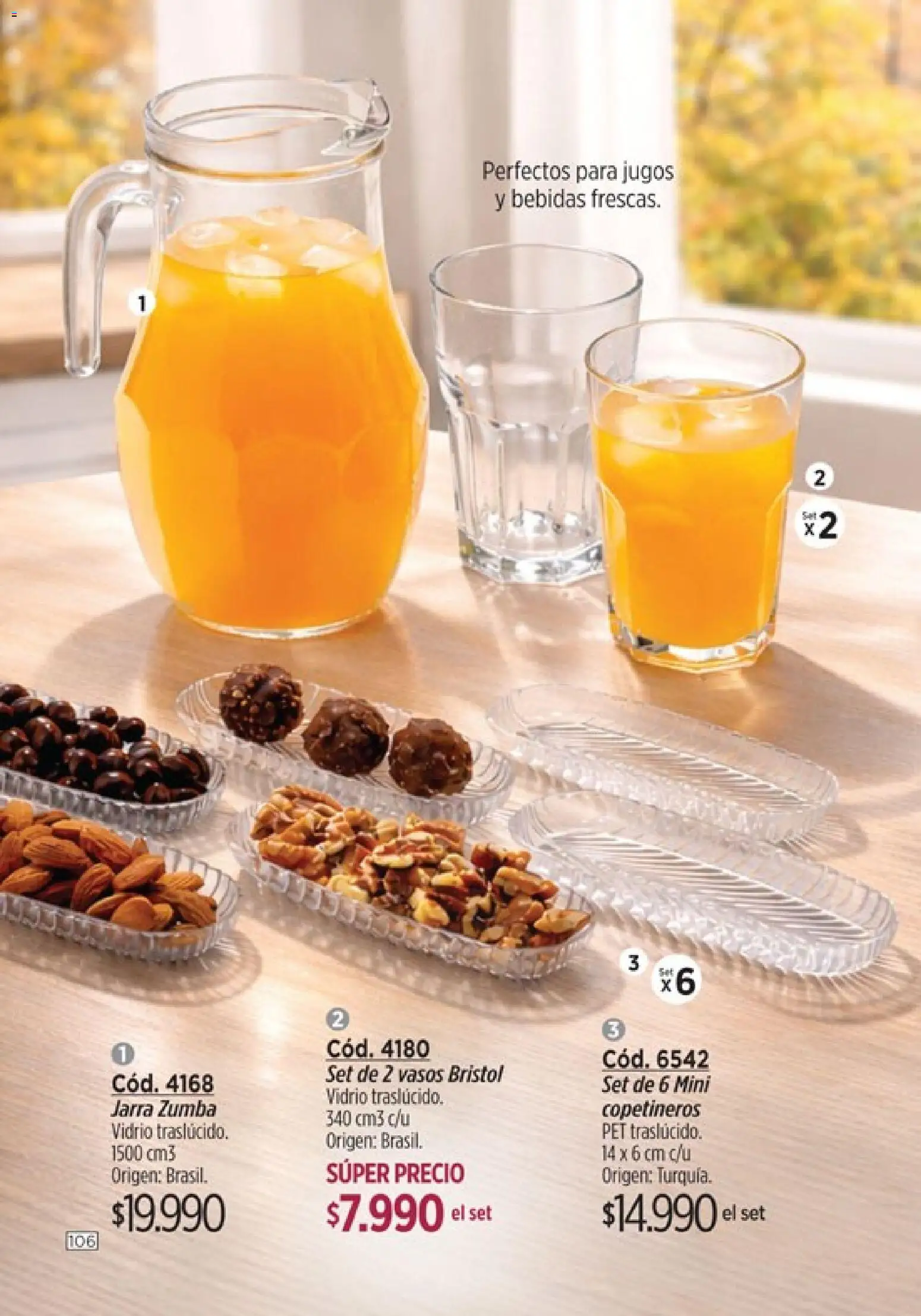 modil - Campaña 7 │ válido desde el 20.03.2026 | Página: 106 | Productos: Jarra, Vasos