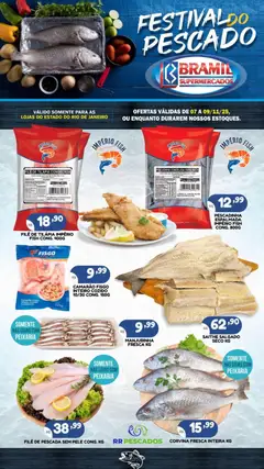 Bramil Supermercados - Ofertas Festival do Pescado - Pré-Visualização do folheto da loja Bramil Supermercados, válido de 07.11.2025