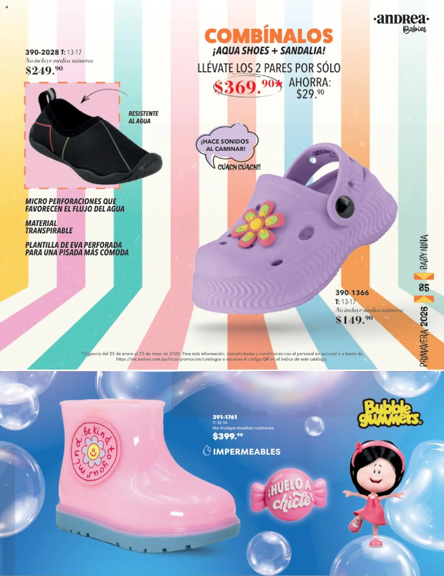 Nuevas ofertas de Andrea válidas en toda la República Mexicana desde el 25.01.2026. ¡Encuentra las mejores ofertas en Andrea catálogo Infantil Baby ! | Página: 9