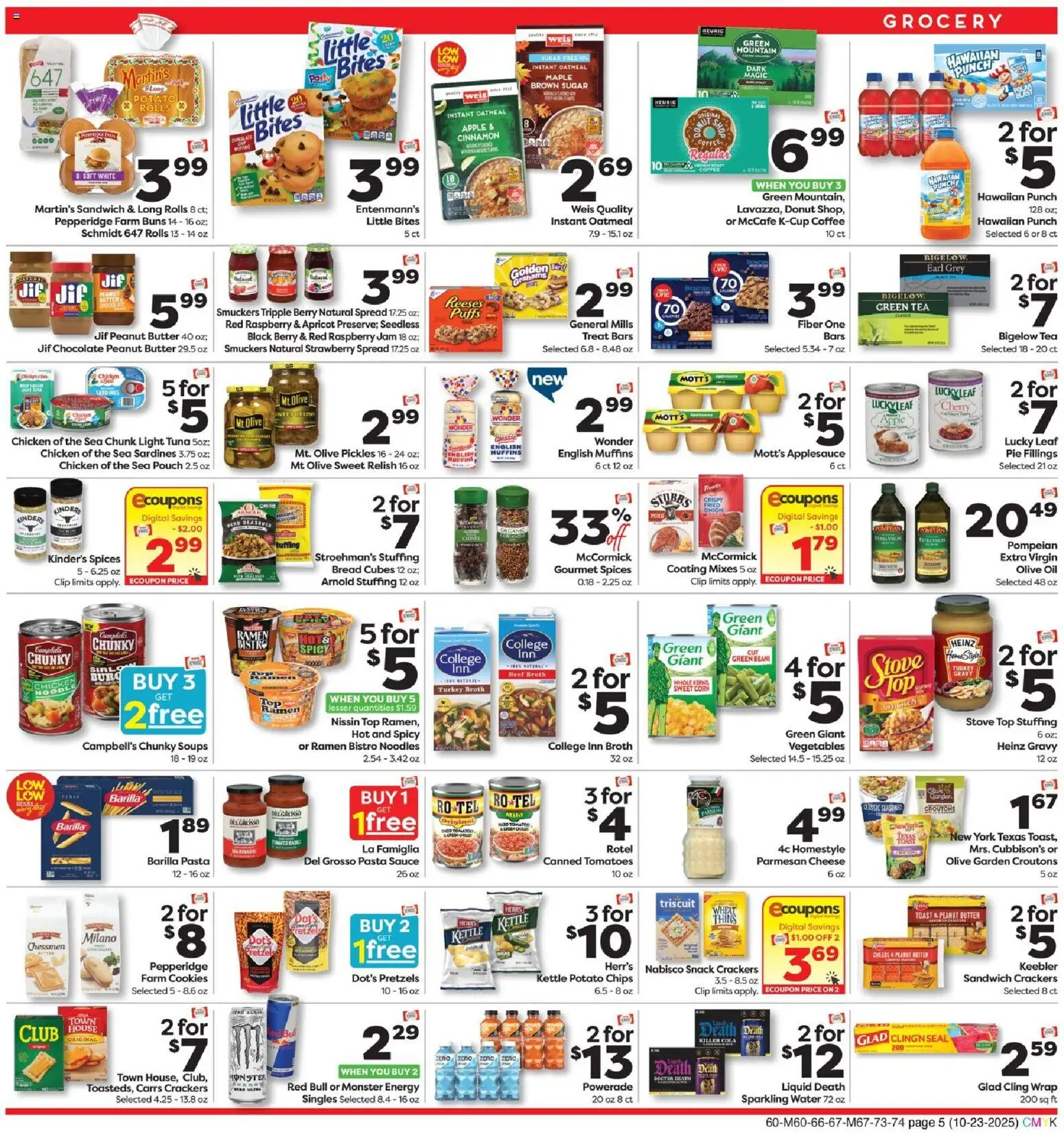 Weis Monthly Ad - valid from 23.10.2025 | Page: 7 | Products: Clip, Tomatoes, Beef, Water