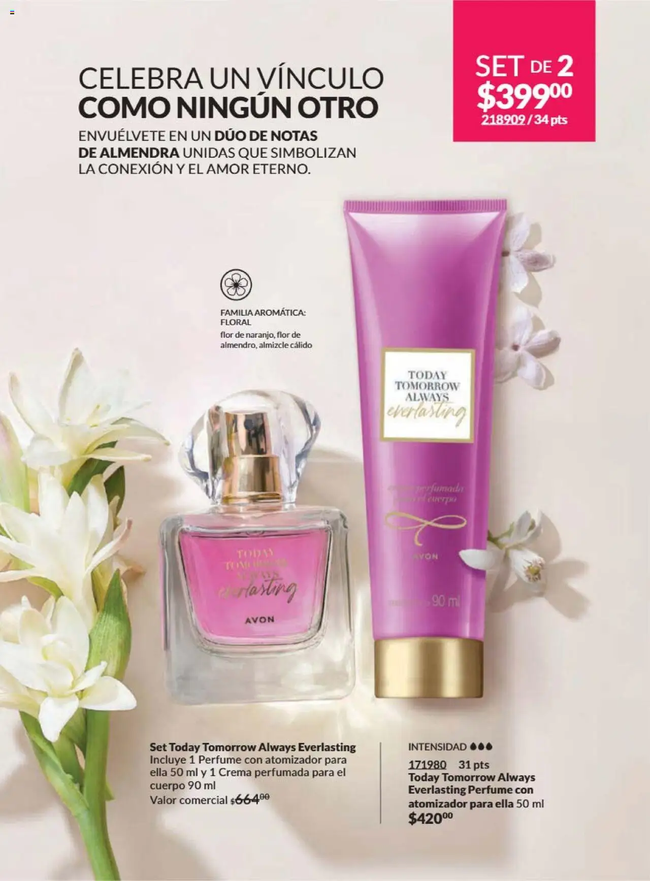Nuevas ofertas de AVON válidas en toda la República Mexicana desde el 09.10.2025. ¡Encuentra las mejores ofertas en AVON - Campaña 16 2025! | Página: 111 | Productos: Crema, Almendra, Perfume