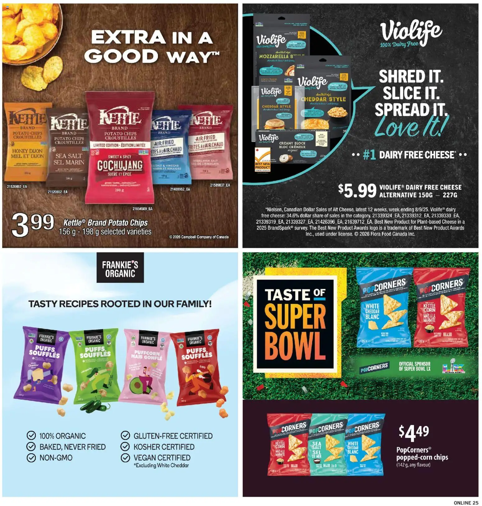 Fortinos flyer valid from 29.01.2026 | Page: 25 | Products: Chips, Cheese