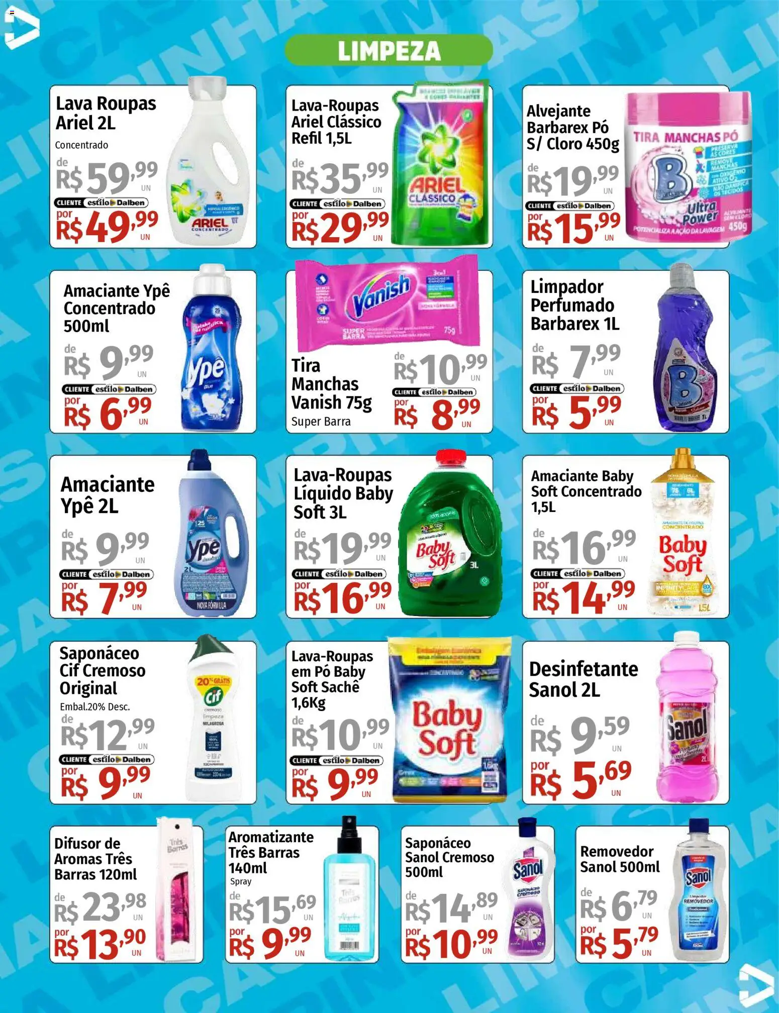 Supermercado Dalben Folheto - válido de 01.12.2025 | Página: 2 | Produtos: Difusor, Pó, Ariel, Tira manchas