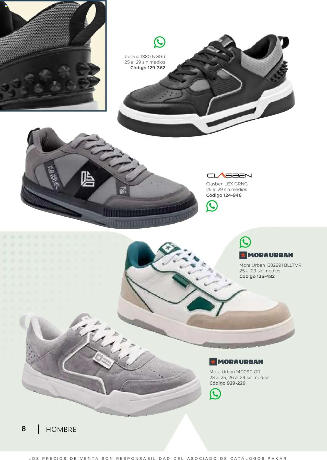 Nuevas ofertas de SC Pakar válidas en toda la República Mexicana desde el 24.07.2025. ¡Encuentra las mejores ofertas en SC Pakar - Catálogo Hombre otoño / invierno! | Página: 8