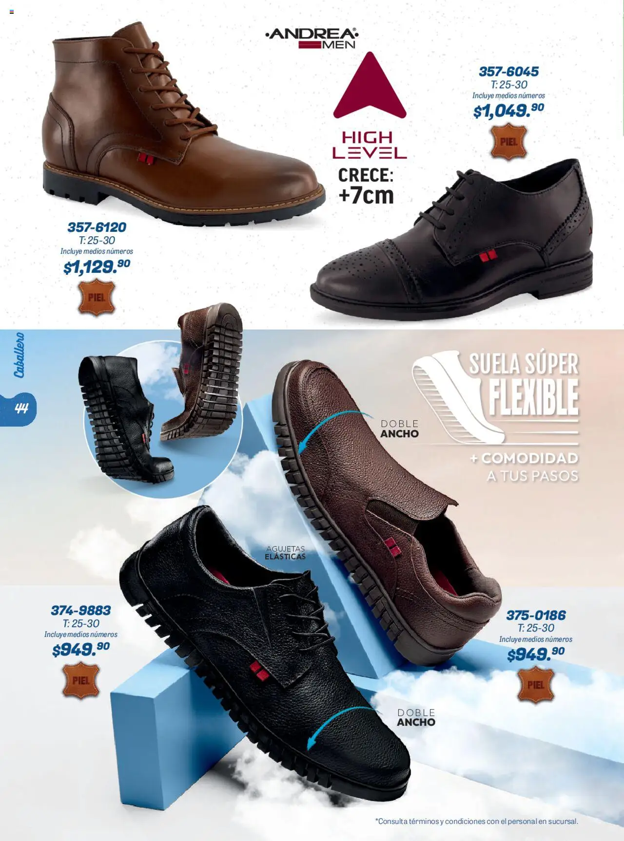 Nuevas ofertas de Andrea válidas en toda la República Mexicana desde el 22.06.2025. ¡Encuentra las mejores ofertas en Andrea catálogo Summer Time! | Página: 44 | Productos: Flexible