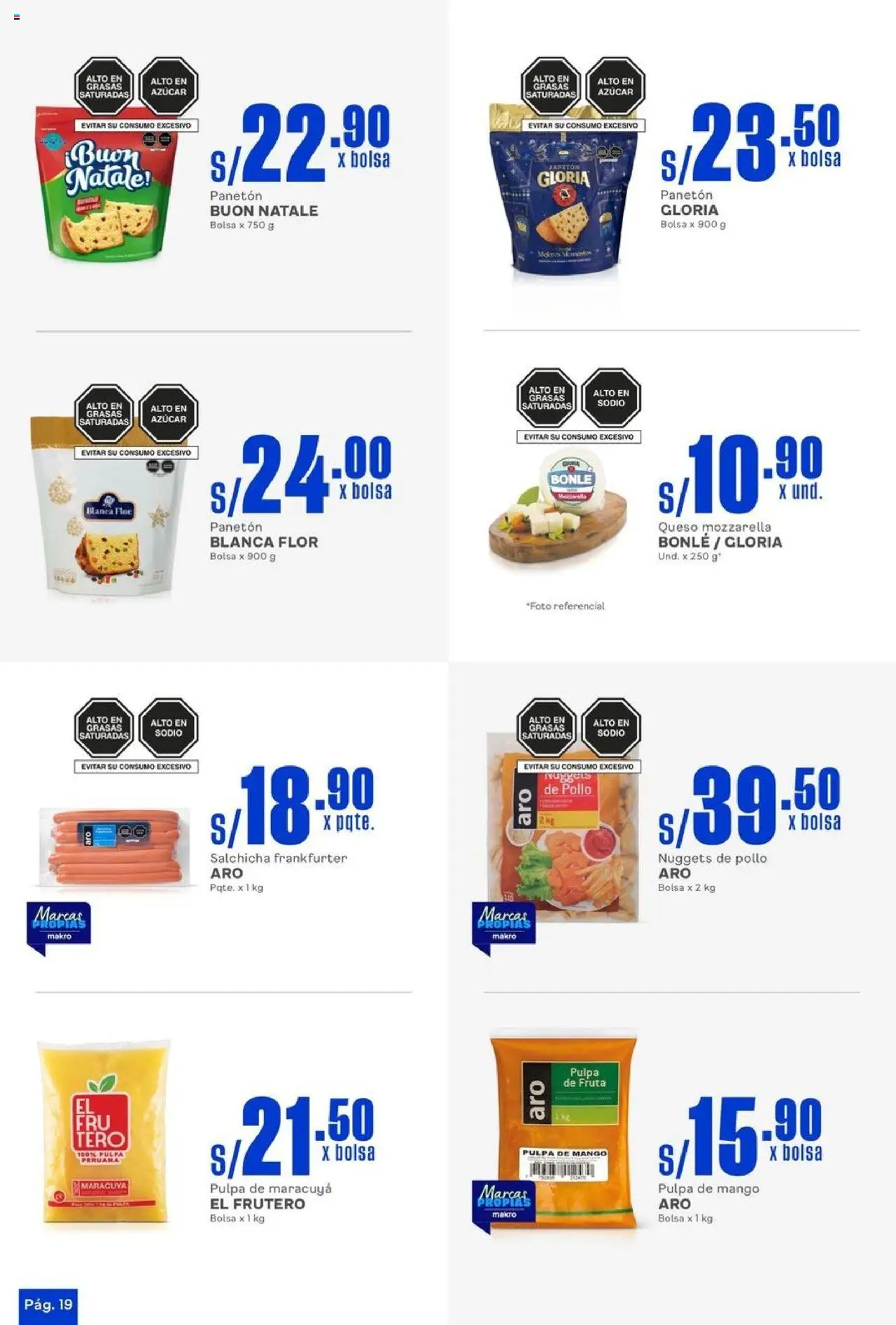 Catálogo Makro válido desde 09.10.2025 | Página: 21 | Productos: Queso, Bolsa