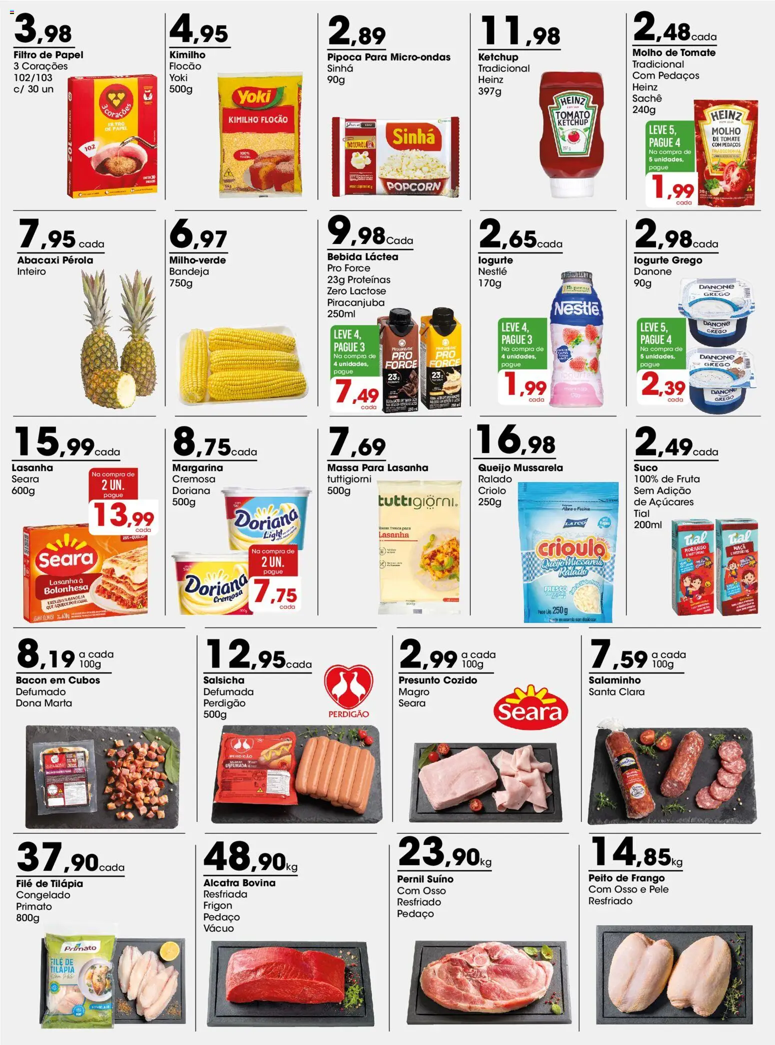 Zaffari Folheto - válido de 27.04.2026 | Página: 2 | Produtos: Queijo, Presunto, Abacaxi, Ketchup