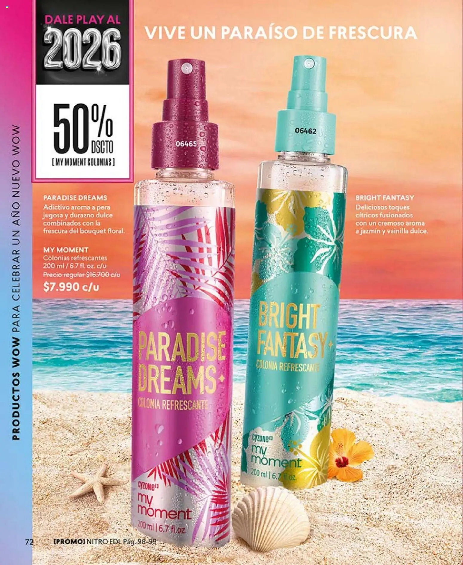 Catálogo CyZone Campaña 1 │ válido desde el 01.01.2026 | Página: 72 | Productos: Pera, Durazno