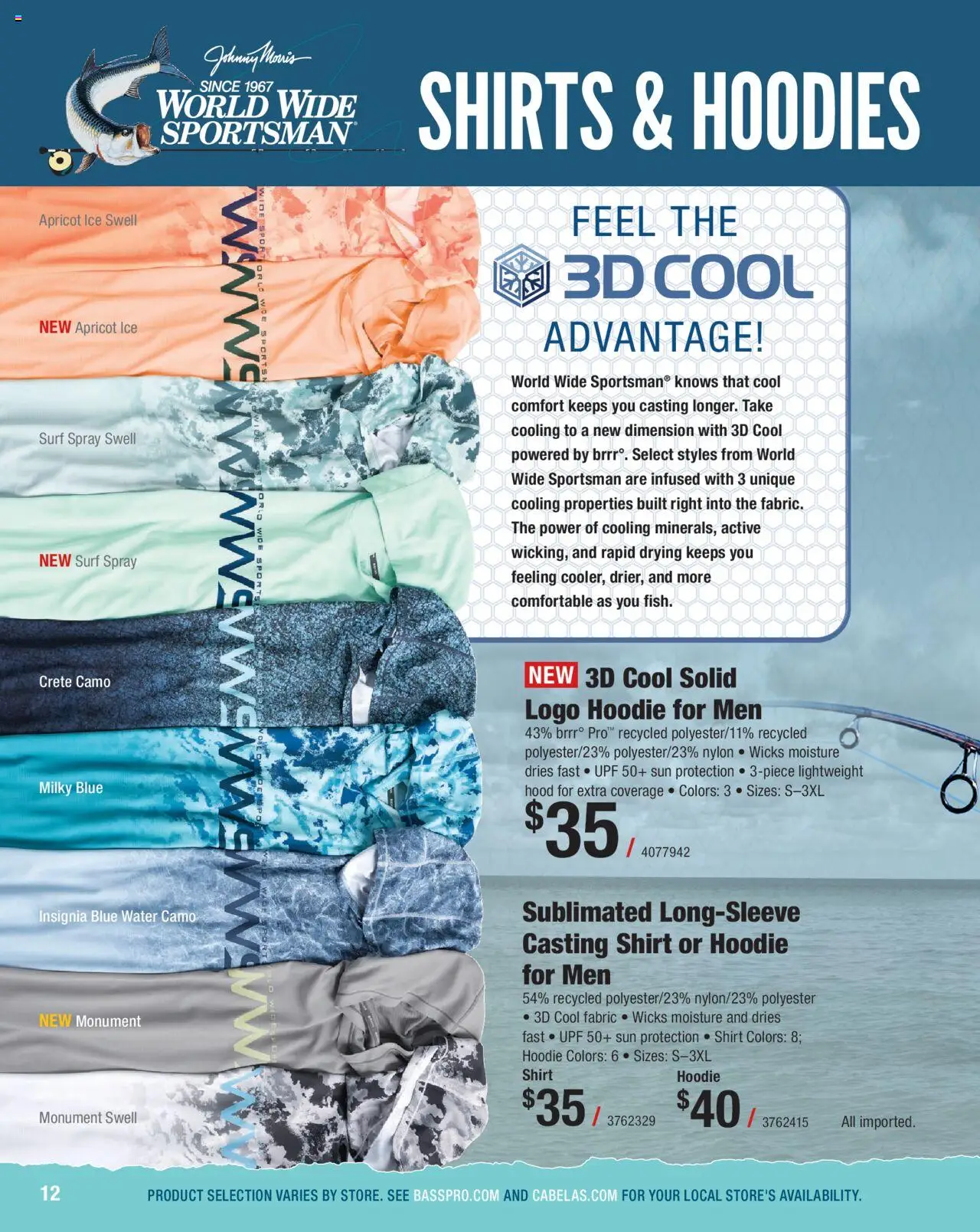 Cabela's Saltwater Specialist 25 - valid from 01.01.2025 | Page: 12 | Products: Shirt, Hoodie, Water