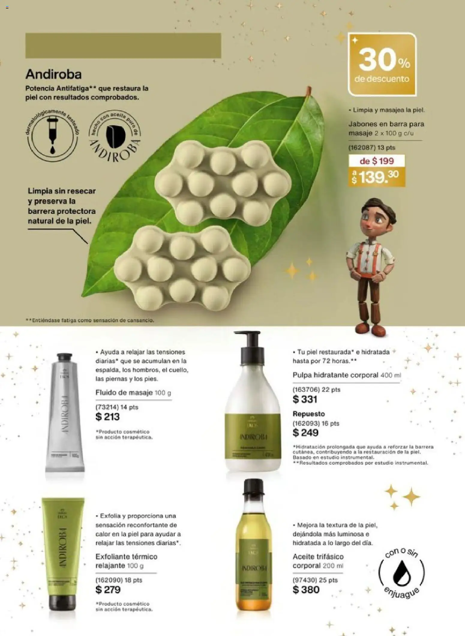 Nuevas ofertas de Natura válidas en toda la República Mexicana desde el 01.12.2025. ¡Encuentra las mejores ofertas en Natura campaña 18 2025! | Página: 120 | Productos: Aceite, Barra, Té