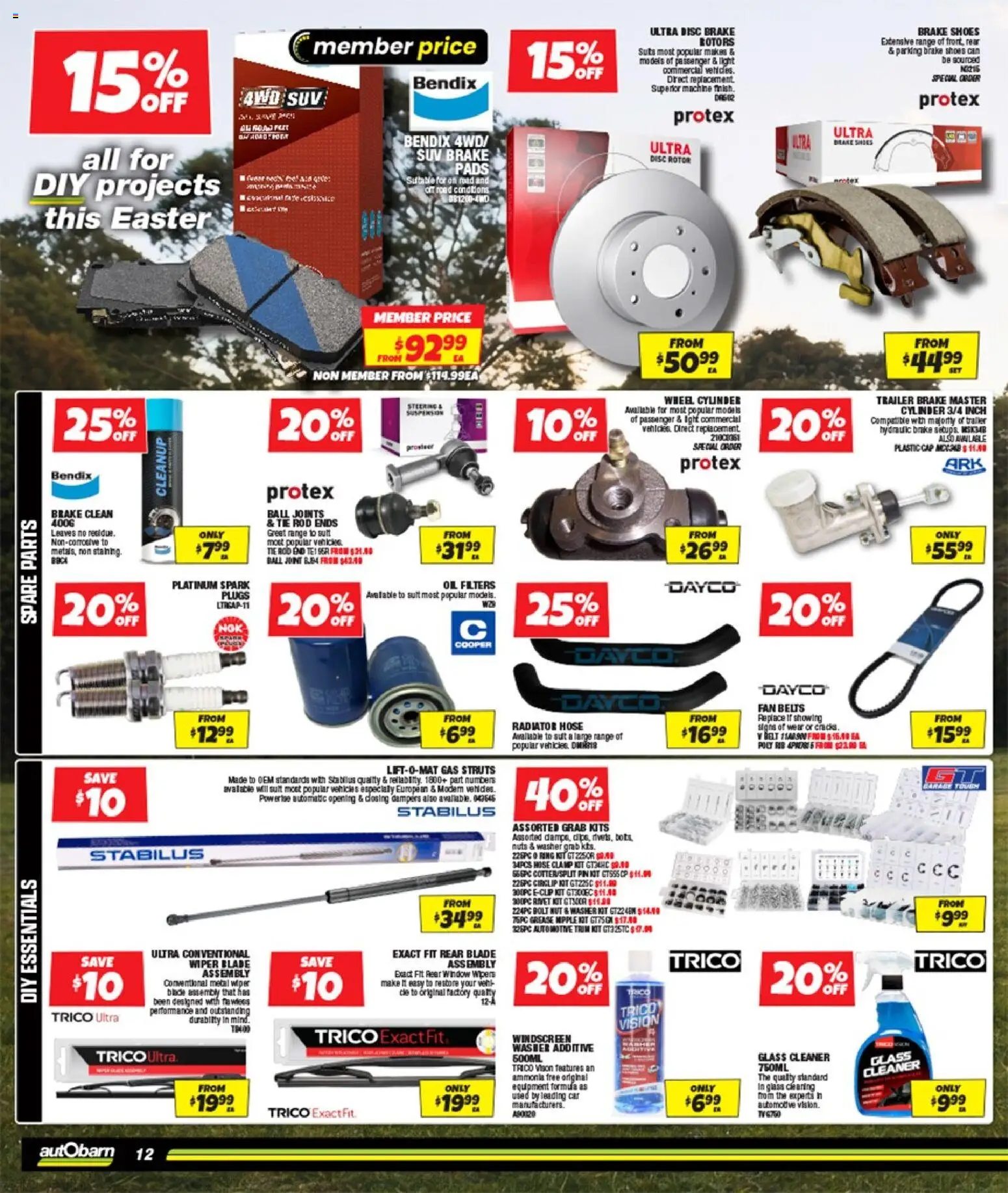 Autobarn catalogue - valid from 04.03.2026 | Page: 12 | Products: Kits, Cleaner, Oil, Suit